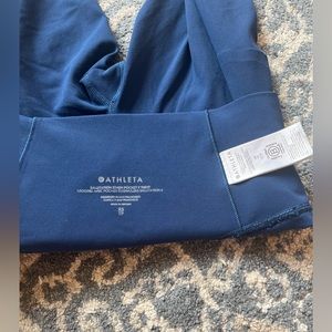 Athleta Salutation Stash Pocket II Tights Leggings, women’s XS, navy blue